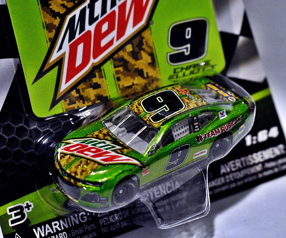 NASCAR Authentics Hendrick Motorsports - Chase Elliott Mountain Dew Race Chevrolet Camaro with Camo Racing Stripes