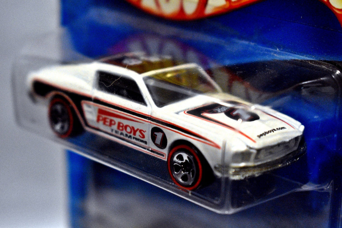 Hot Wheels - Original 2002 Pep Boys Promo set with 68 Ford Mustang Fastback