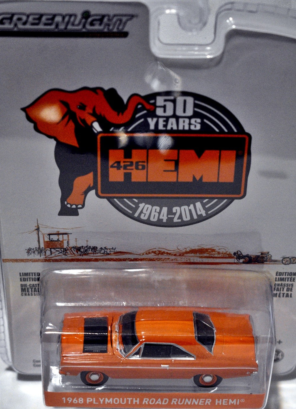 Greenlight Anniversary Series - 50th Anniversary of the 426 Hemi - 1968 Plymouth Road Runner