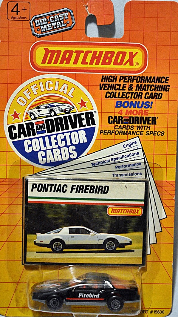 Matchbox Car & Driver Series - Pontiac Firebird SE