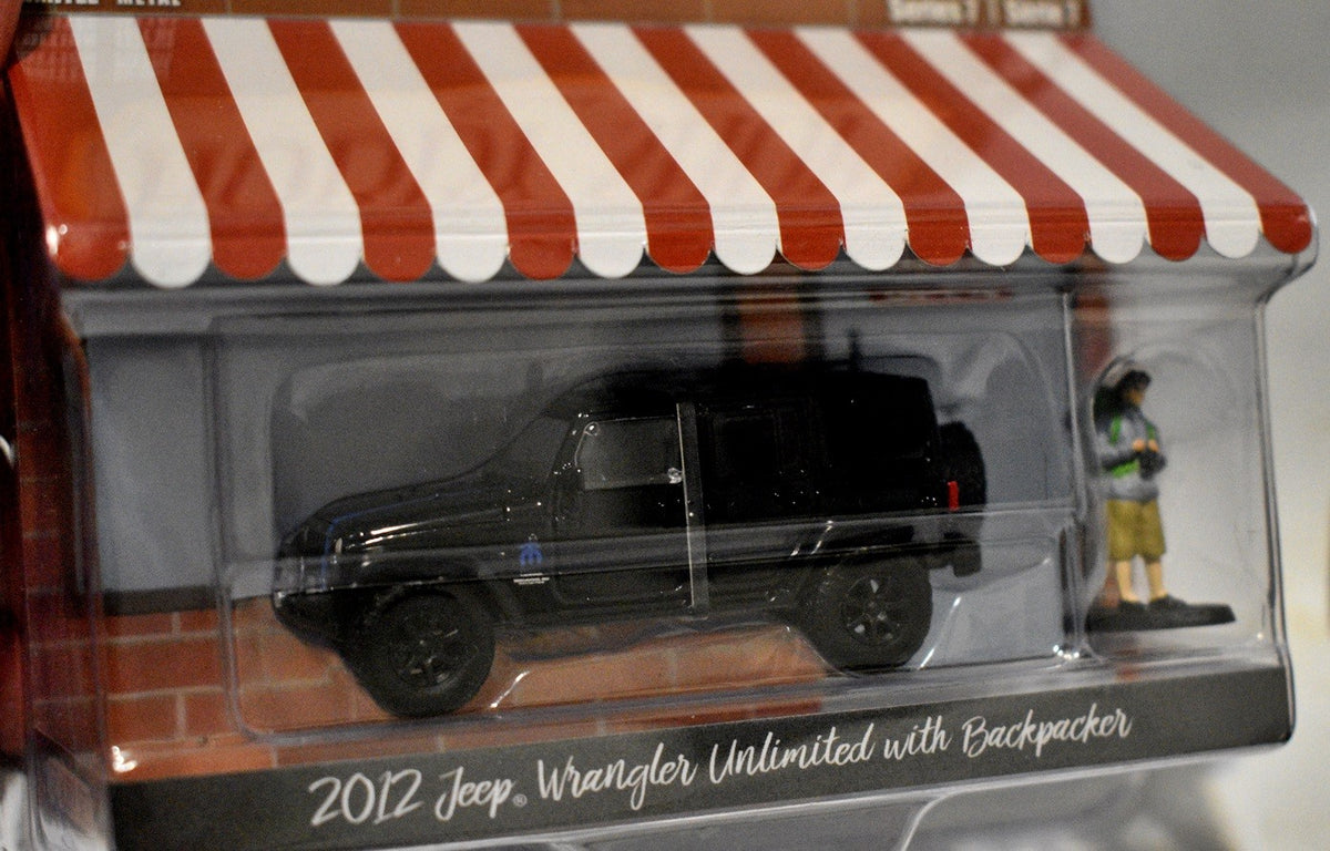 Greenlight Hobby Shop - Jeep Wrangler Unlimited with Backpacker