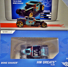 Hot Wheels ID Vehicles -  Bone Shaker - Ford Hot Rod Pickup Truck