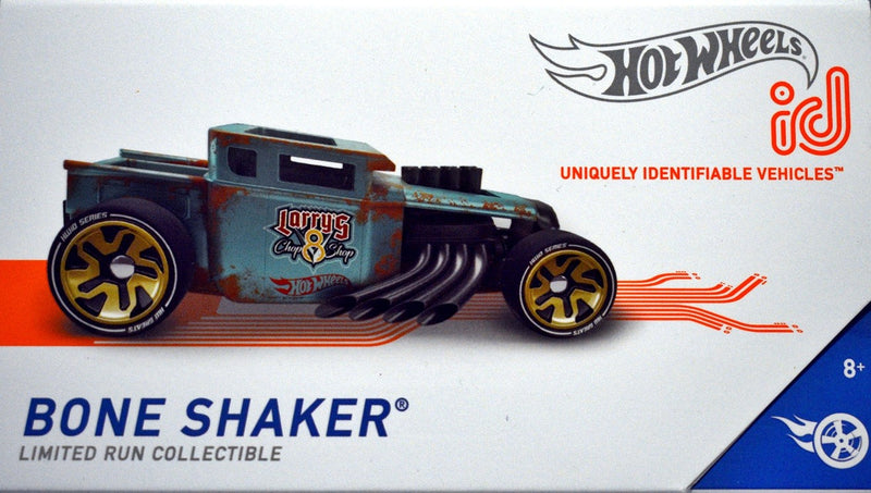 Hot Wheels ID Vehicles -  Bone Shaker - Ford Hot Rod Pickup Truck