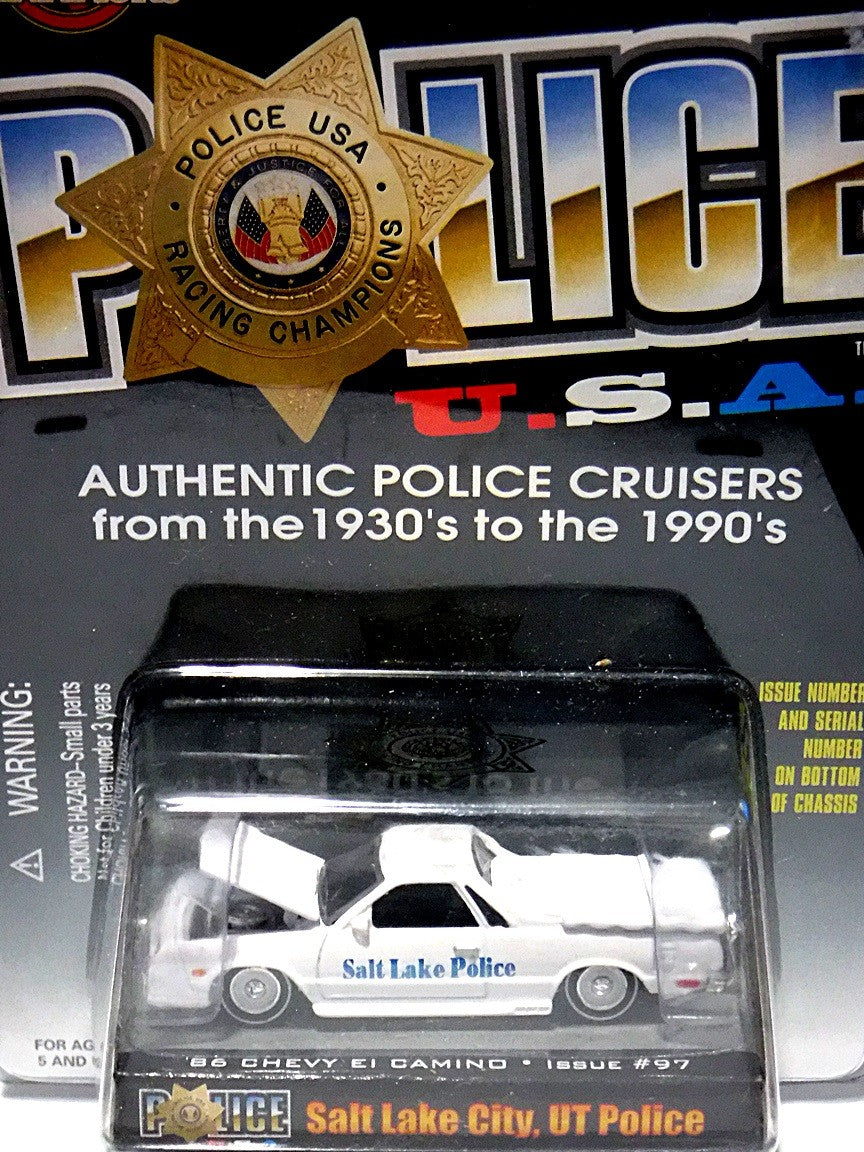 Racing Champions Police - Salt Lake City Police Department Chevrolet El Camino