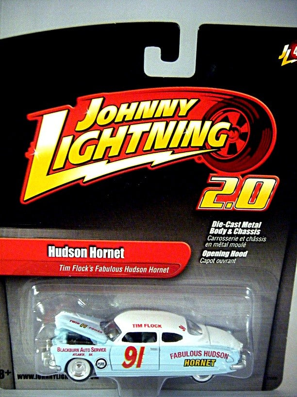 Johnny Lightning 2.0 Series - Tim Flock's Fabulous Hudson Hornet NASCAR Stock Car