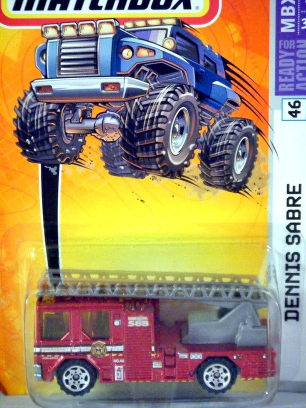 Matchbox Dennis Ladder Fire Truck
