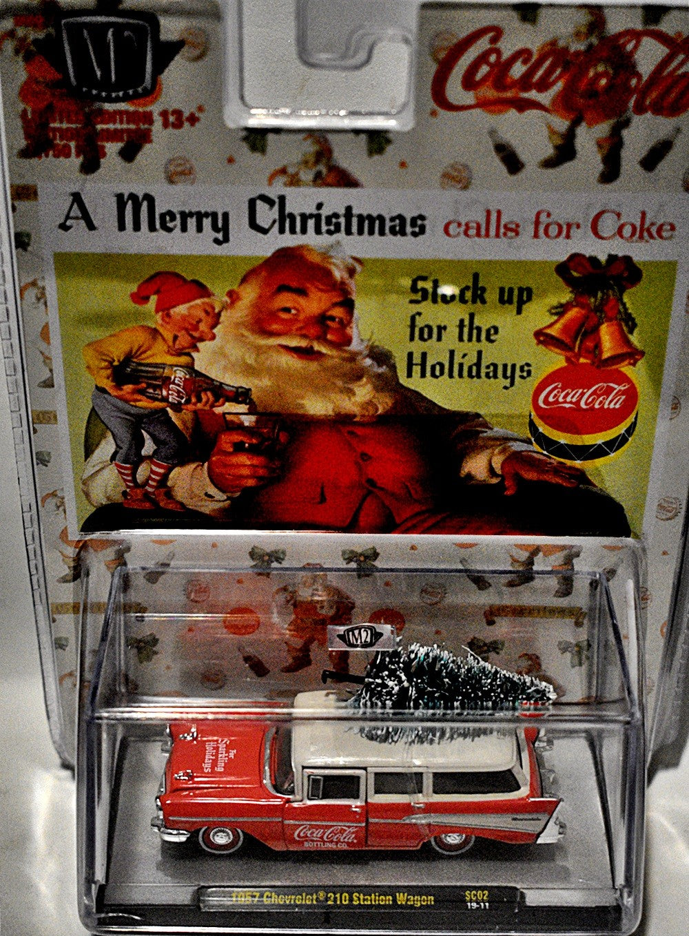 M2 Machines - Coca-Cola Christmas - 1957 Chevrolet Station Wagon