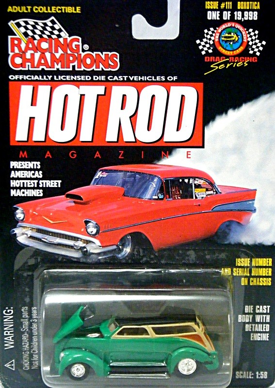 Racing Champions Hot Rod Collectibles - Boxotica - Custom Ford Surf Woody