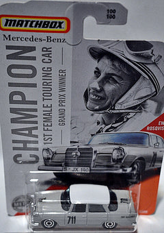 Matchbox - Ewy Rosqvist 1962 Mercedes-Benz 220 SE Championship car