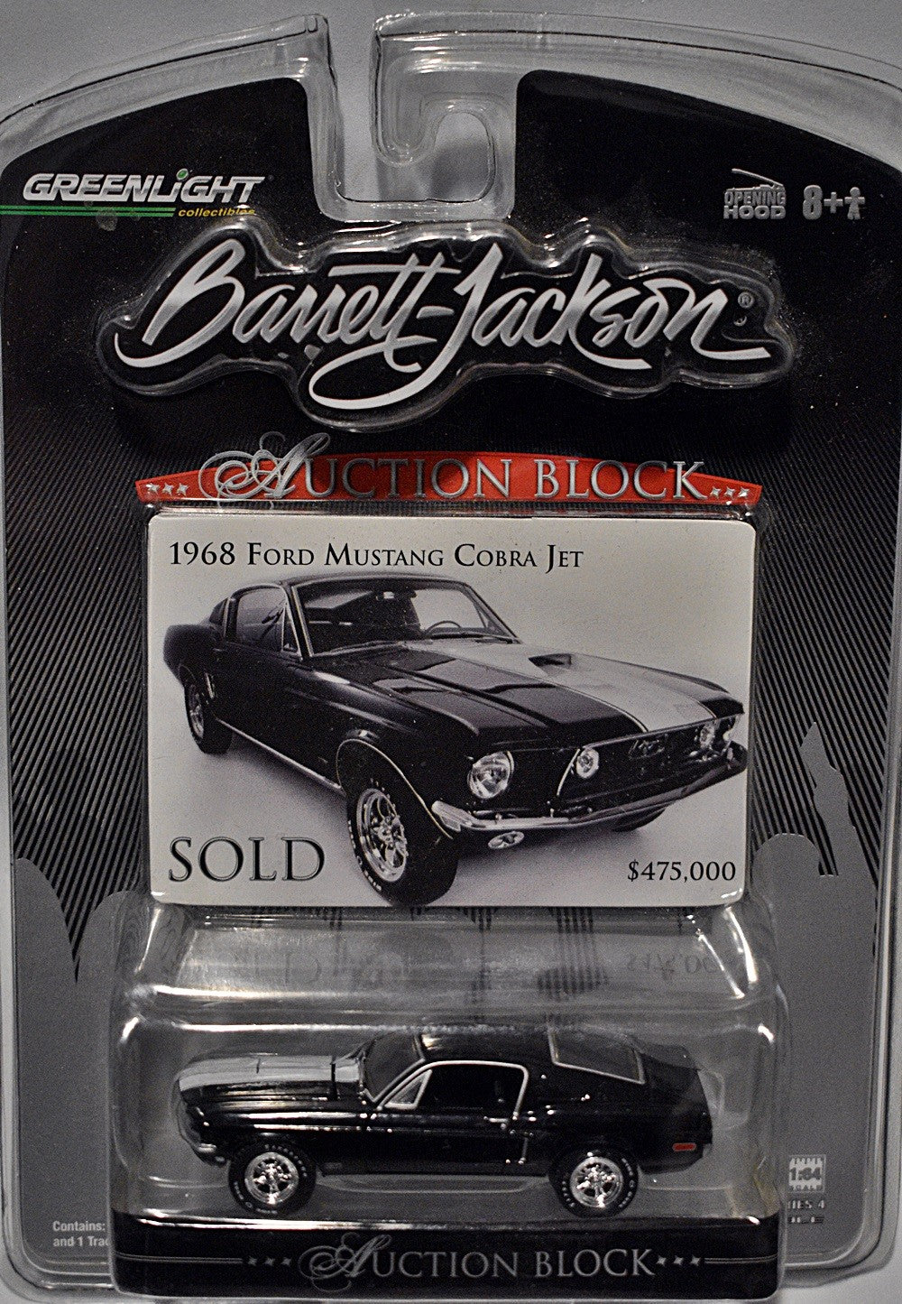 Greenlight Barrett Jackson - 1968 Ford Mustang Cobra Jet