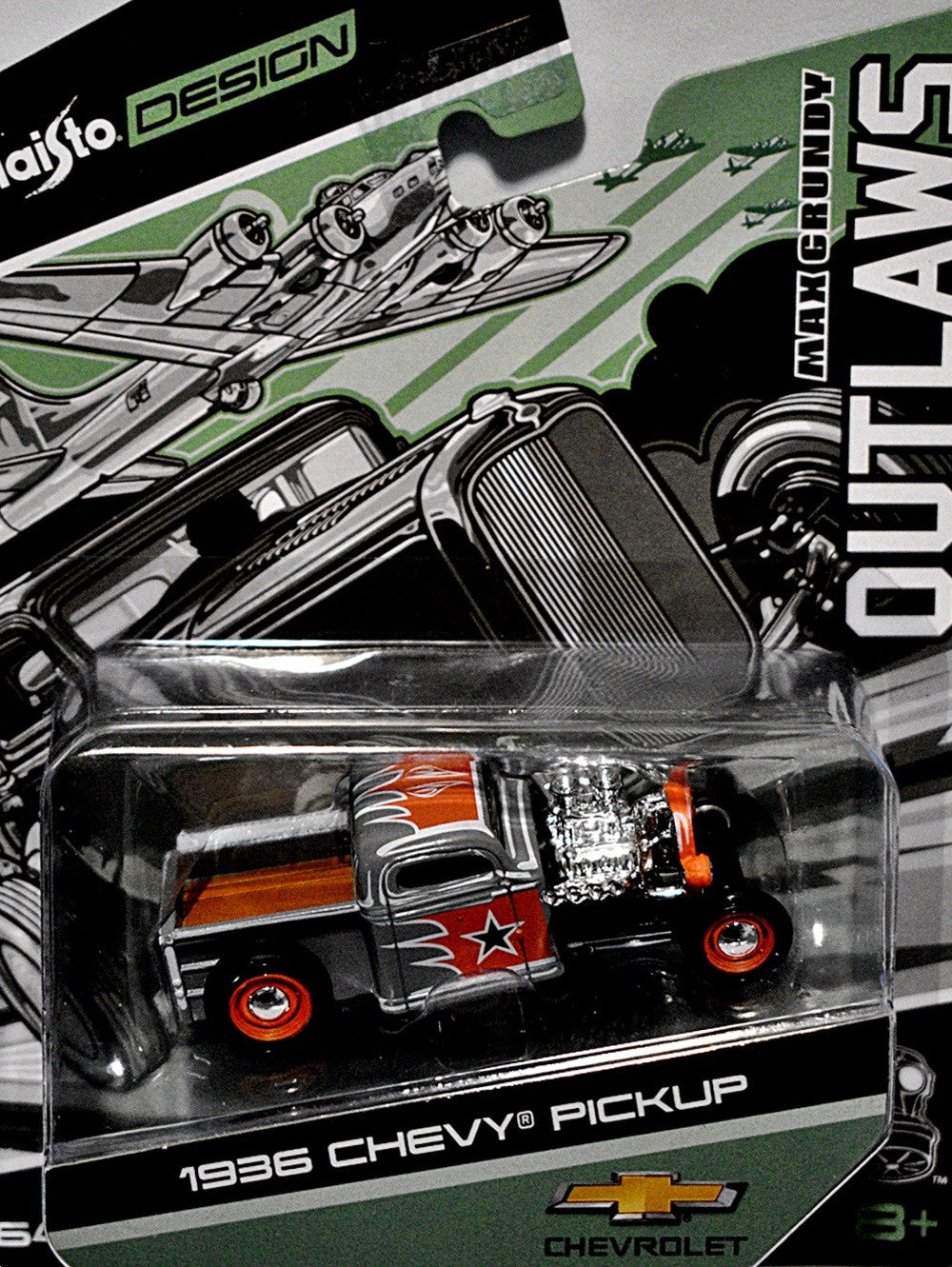 Maisto - Max Grundy Outlaws - 1936 Chevy Pickup Truck