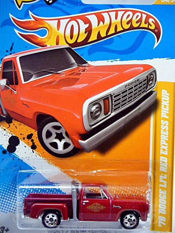 Hot Wheels 2012 New Models series - 1978 Dodge Lil Red Express Pickup Truck