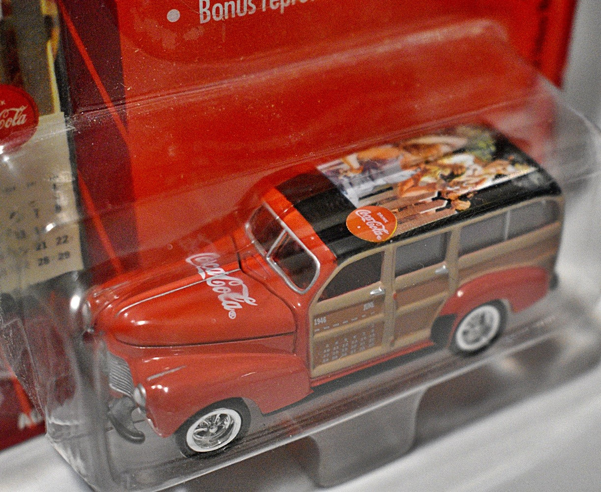 Johnny Lighting Coca-Cola Calendar Girls - 1941 Chevrolet Special Deluxe Station Wagon