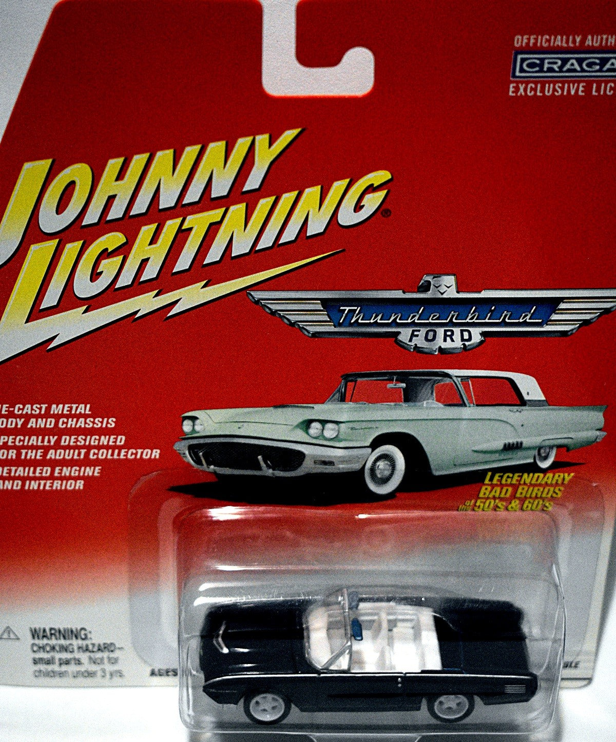 Johnny Lightning - White Lightning - 1961 Ford Thunderbird