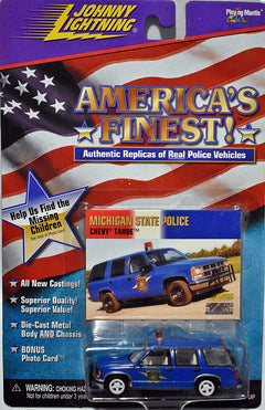Johnny Lightning - America's Finest - White Lightning Michigan State Police Chevrolet Tahoe