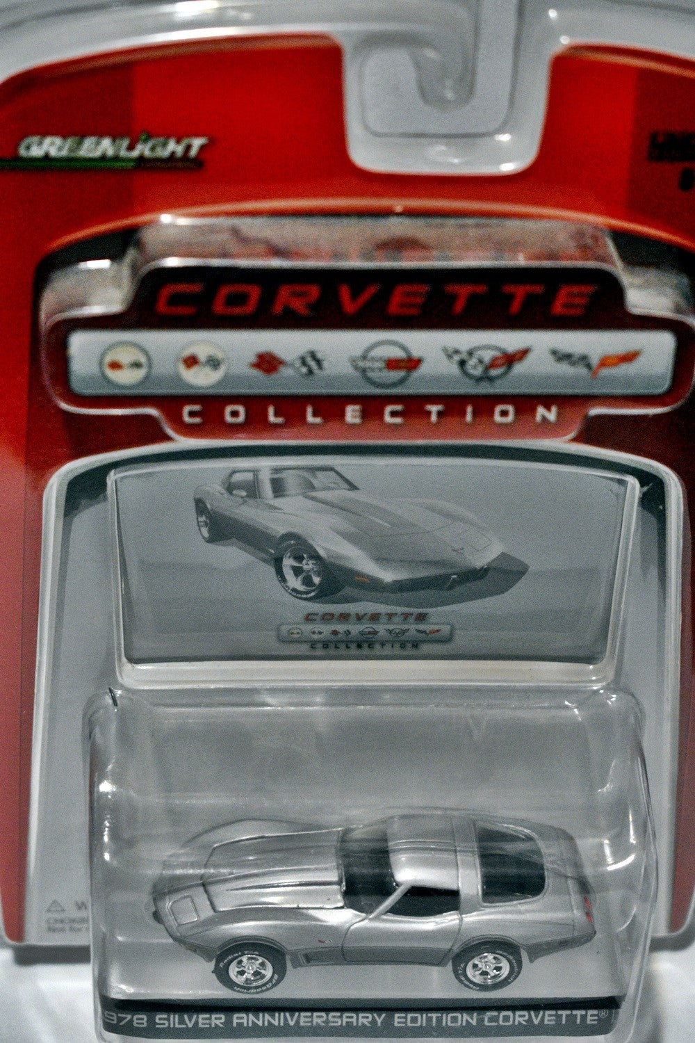 Greenlight Corvette Collection 1978 Silver Anniversary Edition Chevrolet Corvette