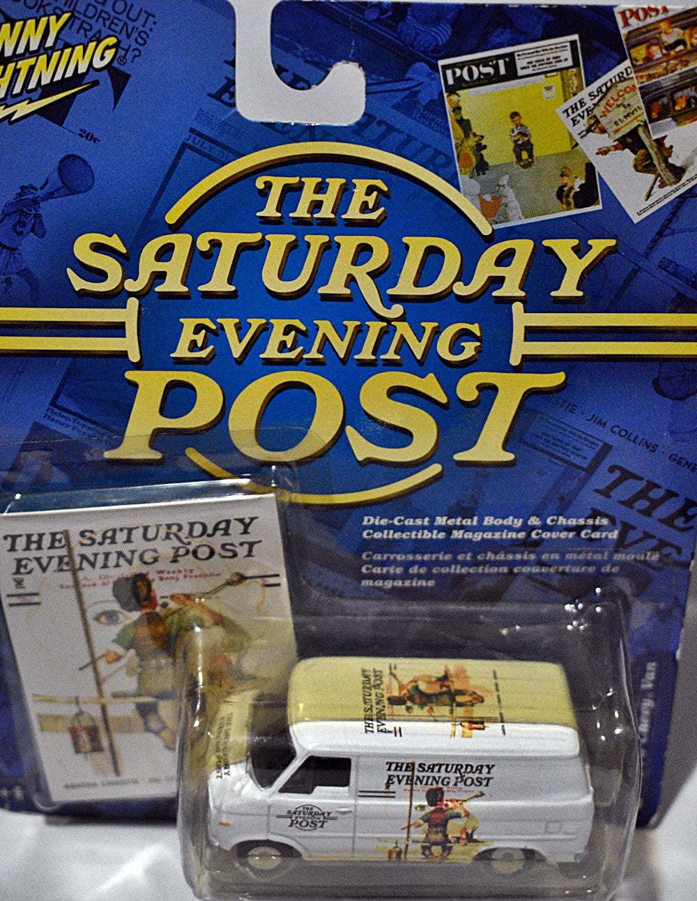 Johnny Lightning - The Saturday Evening Post - Norman Rockwell - 1975 Chevrolet Van