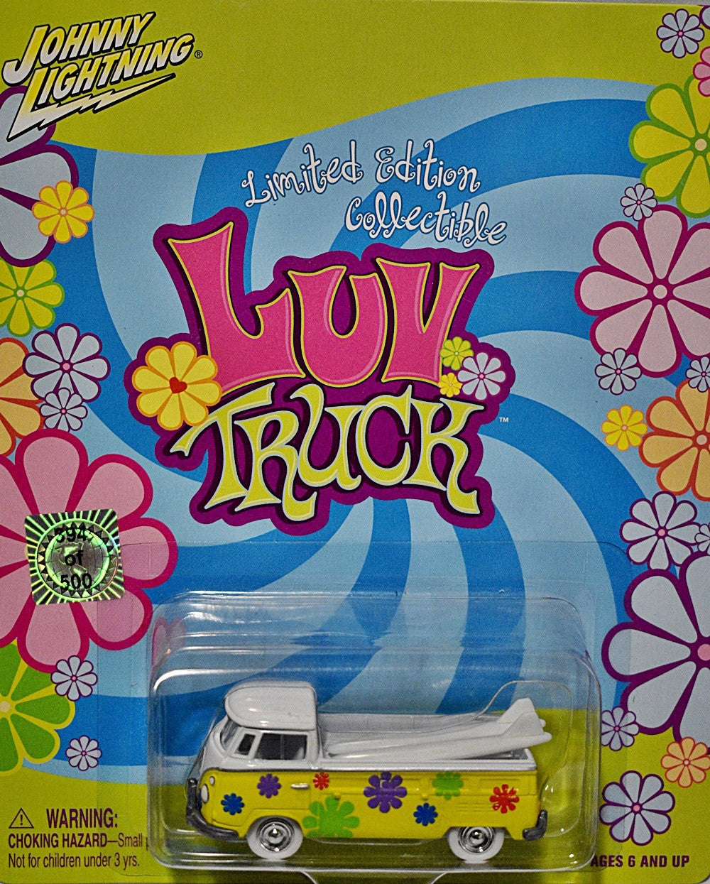 Rare Johnny Lightning Promo White Lightning! Volkswagen Luv Truck Pickup