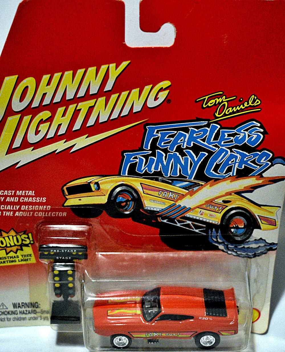 Johnny Lightning Fearless Funny Cars - Fake Out - 1971 Ford Mustang NHRA Funny Car