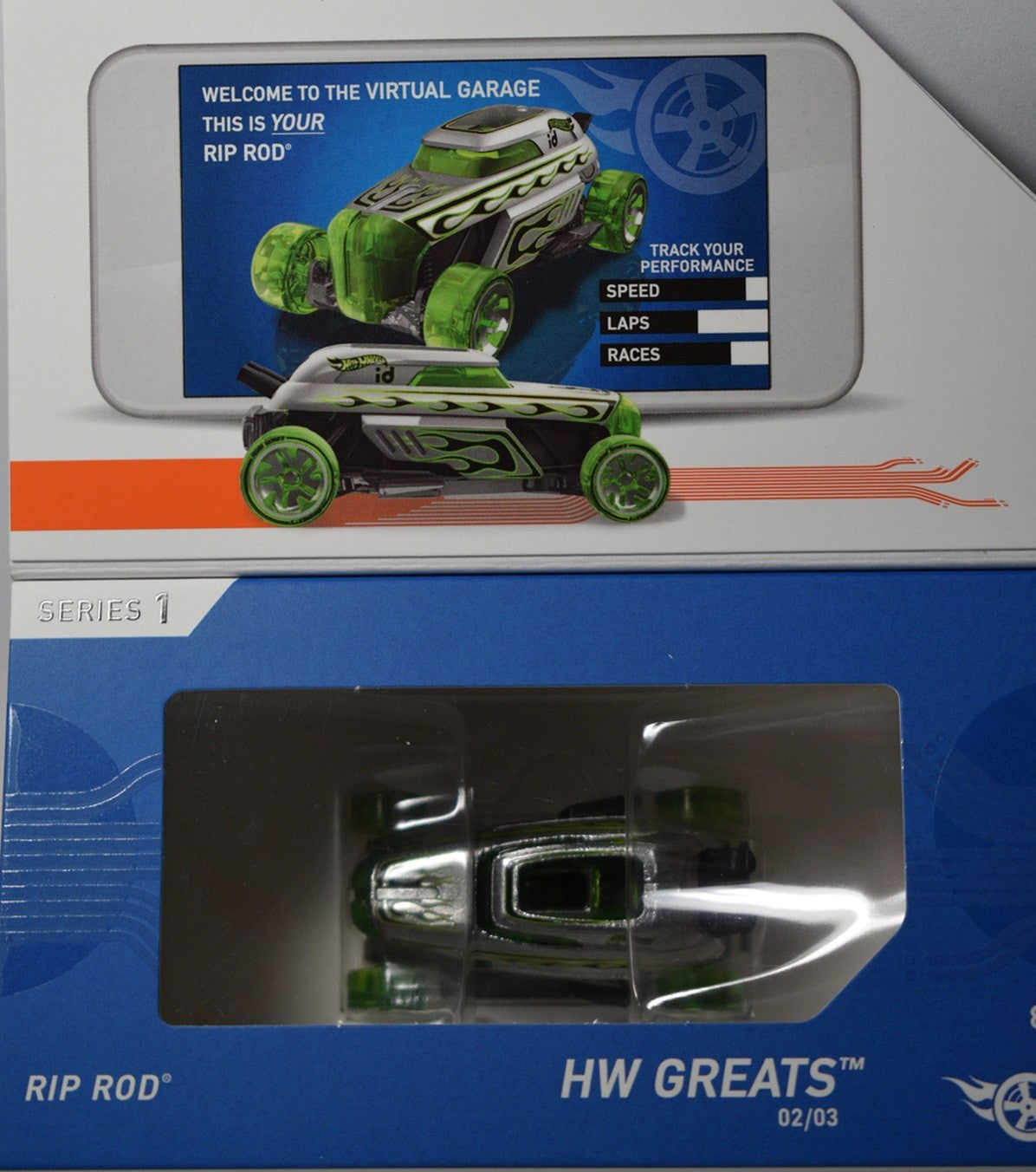 Hot Wheels ID Vehicles - Rip Rod Custom Hot Rod