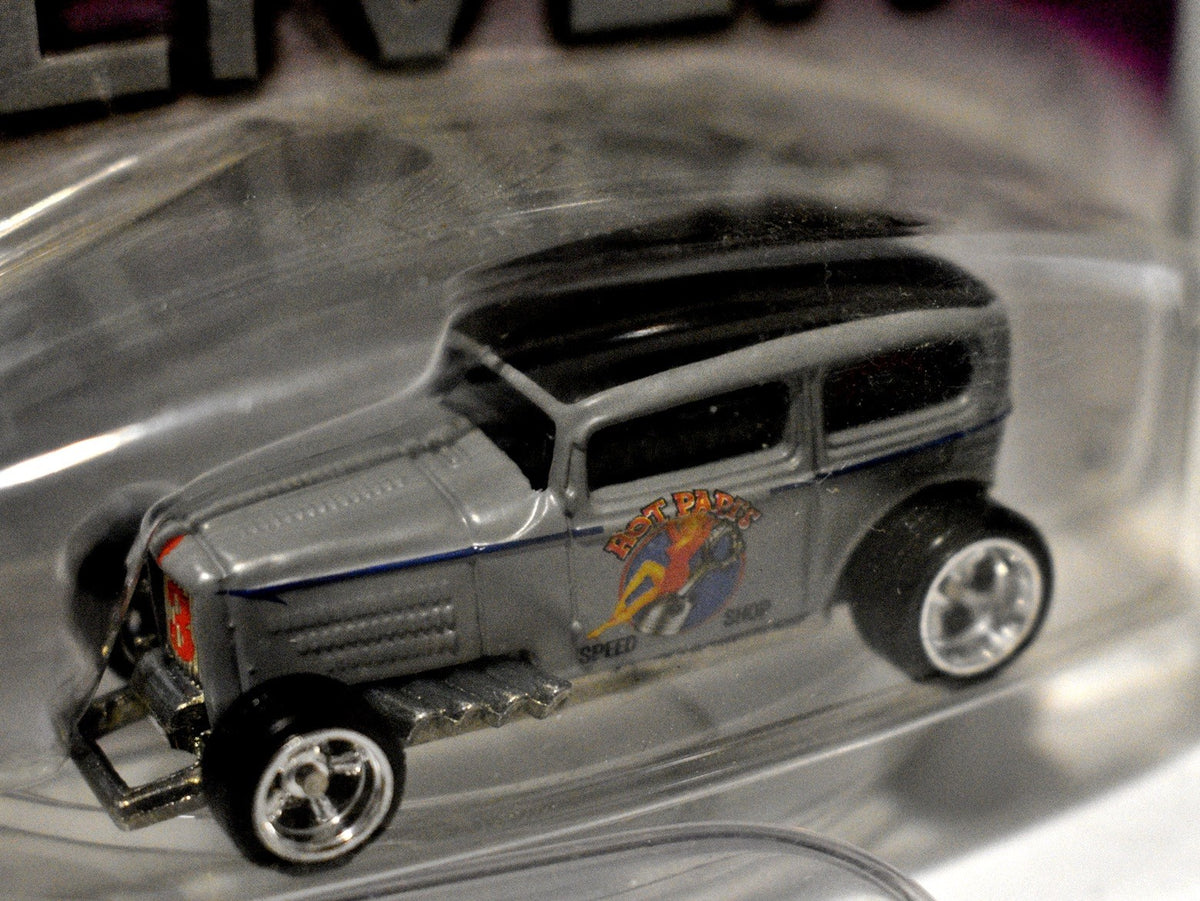 Hot Wheels Auto Affinity - Special Delivery - Midnight Otto - Hot Parts Speed Shop Ford Sedan Delivery