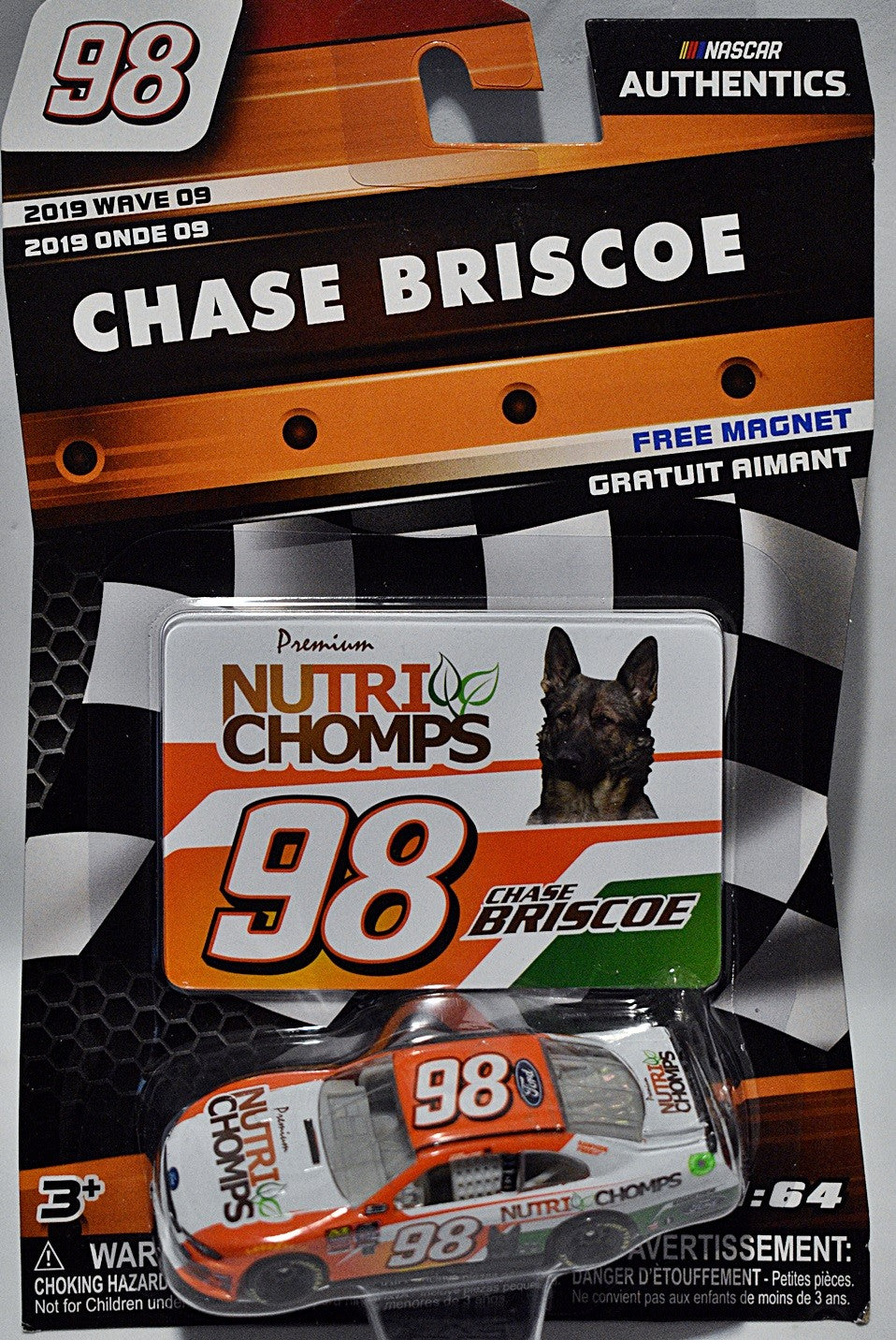 Lionel NASCAR Authentics - Chase Briscoe Nutri Chomps Ford Mustang