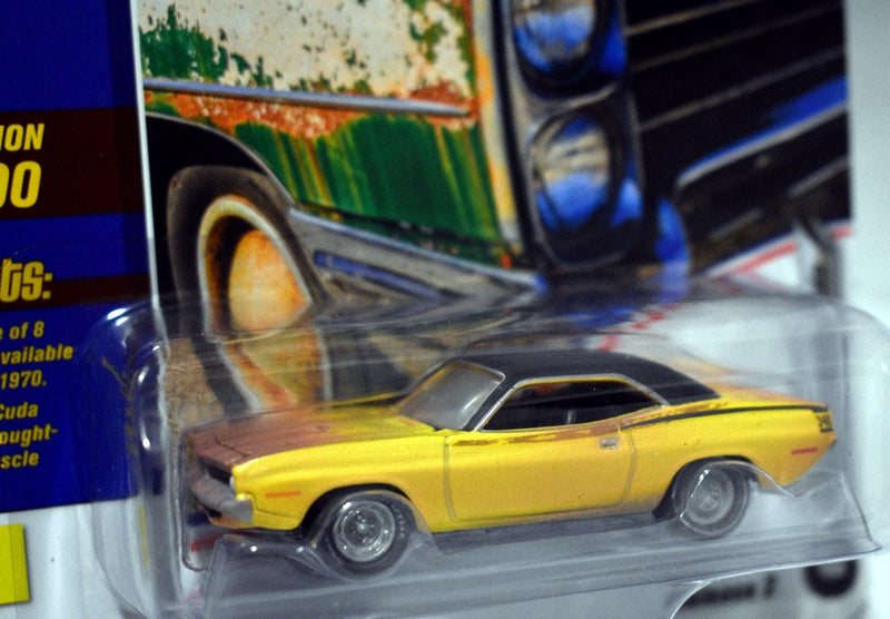 Johnny Lightning Muscle Cars USA - Barn Finds - 1970 Plymouth Cuda