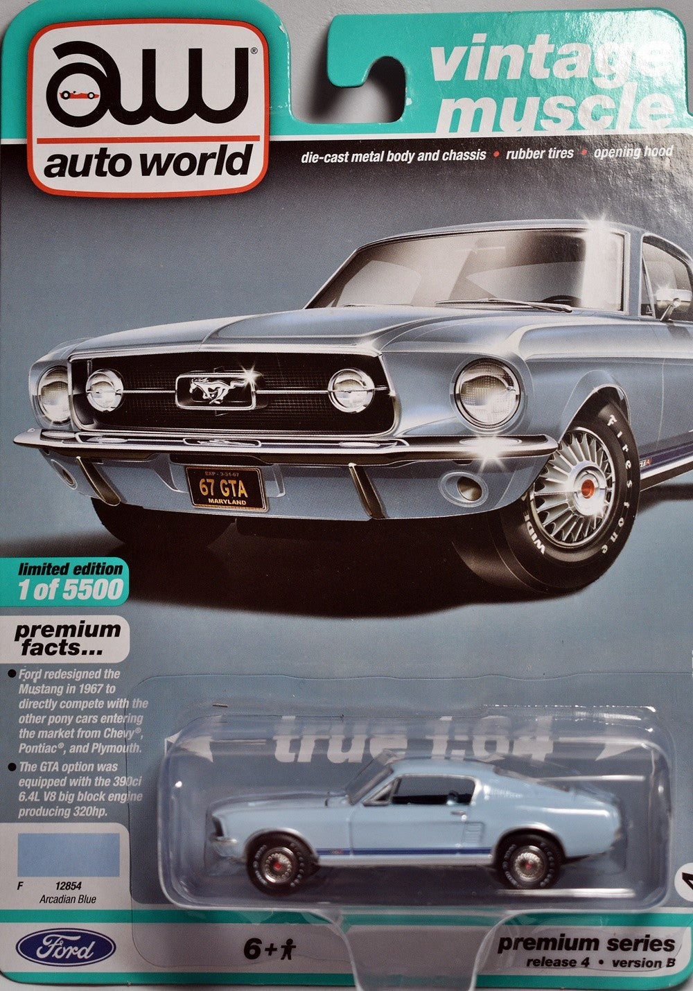 Auto World  - 1967 Ford Mustang GTA Fastback