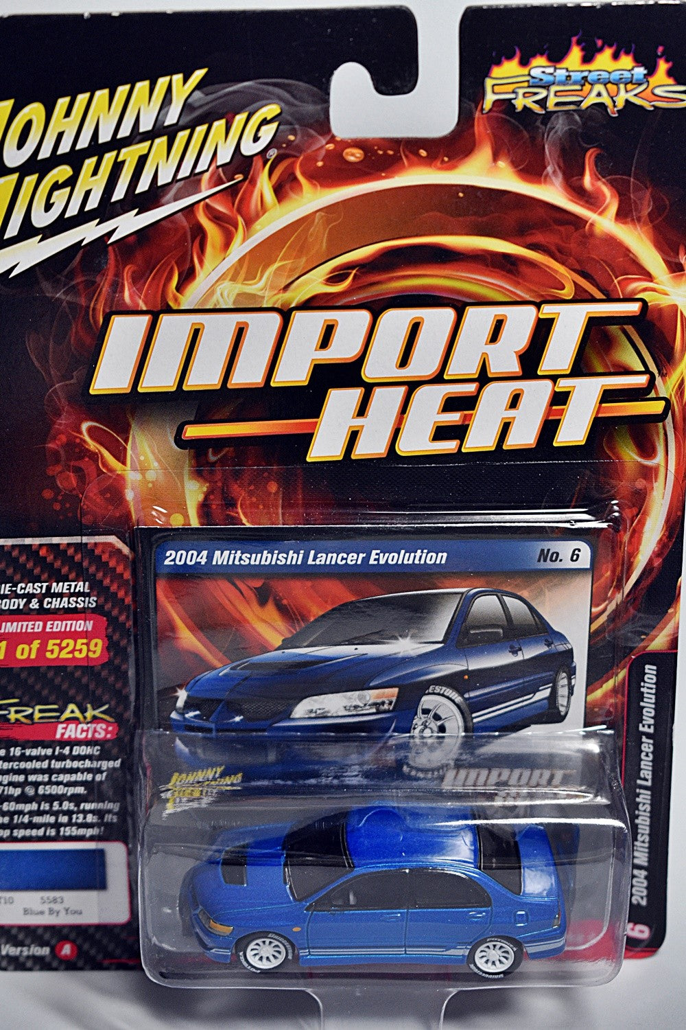 Johnny Lightning Import Heat Mitsubishi Lancer Evolution Tuner
