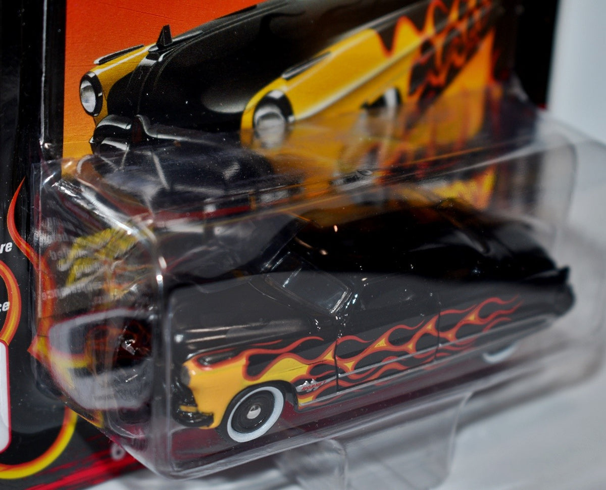 Johnny Lightning Black with Flames - 1955 Chrysler 300