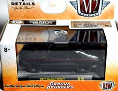M2 Machines Ground Pounders -  Murdered Out 1970 Buick GSX