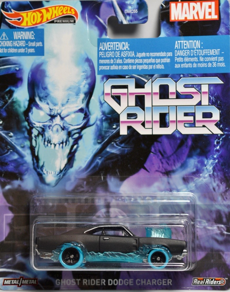 Hot Wheels Premium Marvel Ghost Rider Dodge Charger