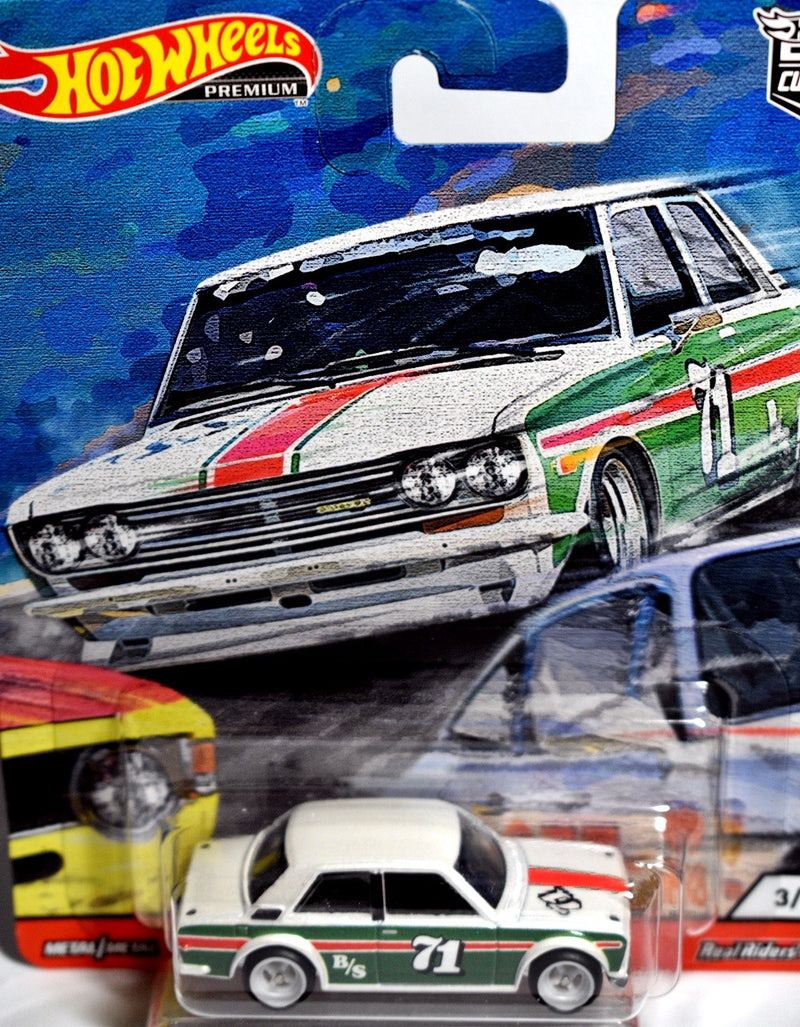 Hot Wheels Premium  Datsun 510 Race Car