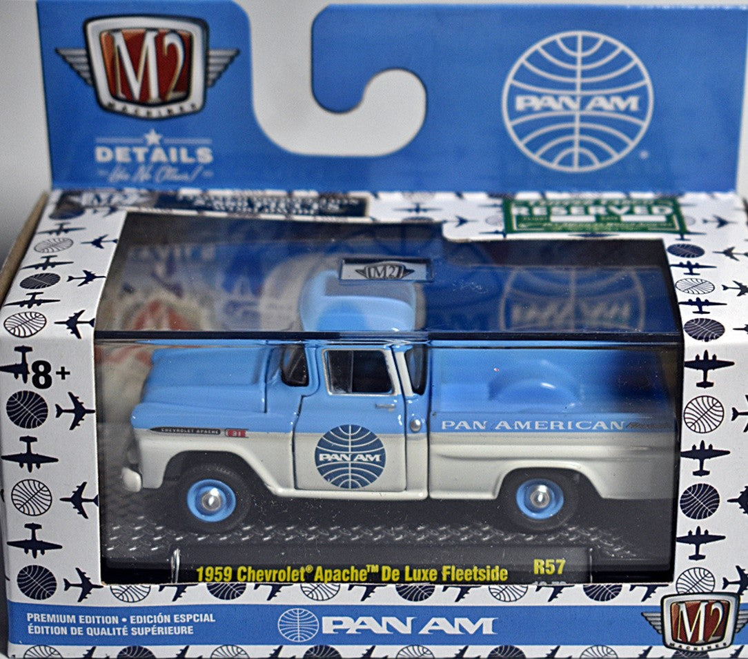 M2 - PAN AM - 1958 PAN AM Chevrolet Apache DeLuxe Fleetside Pickup Truck