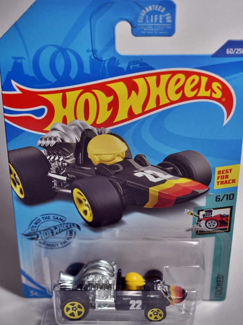 Hot Wheels New Models - Tooned - Open Wheel Race Car - Head Starter