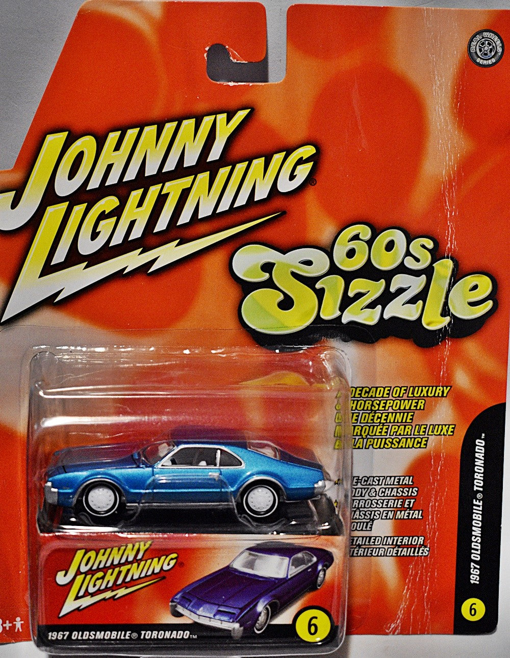 Johnny Lightning  White Lightning Sixties Sizzle 1967 Oldsmobile Toronado