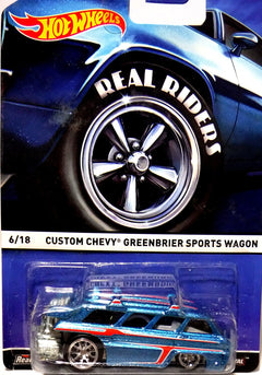 Hot Wheels Real Riders Series - Custom Chevrolet Corvair Greenbrier Sports Wagon Surf Van