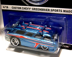 Hot Wheels Real Riders Series - Custom Chevrolet Corvair Greenbrier Sports Wagon Surf Van