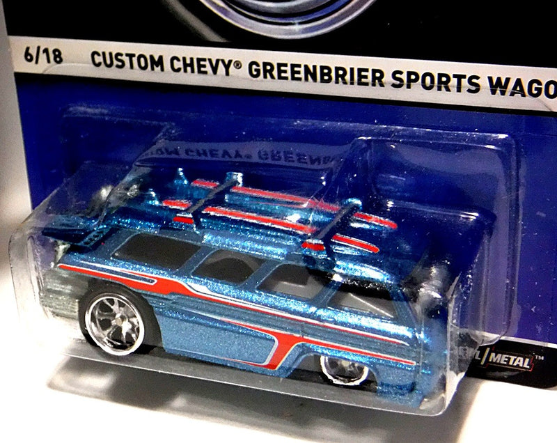 Hot Wheels Real Riders Series - Custom Chevrolet Corvair Greenbrier Sports Wagon Surf Van