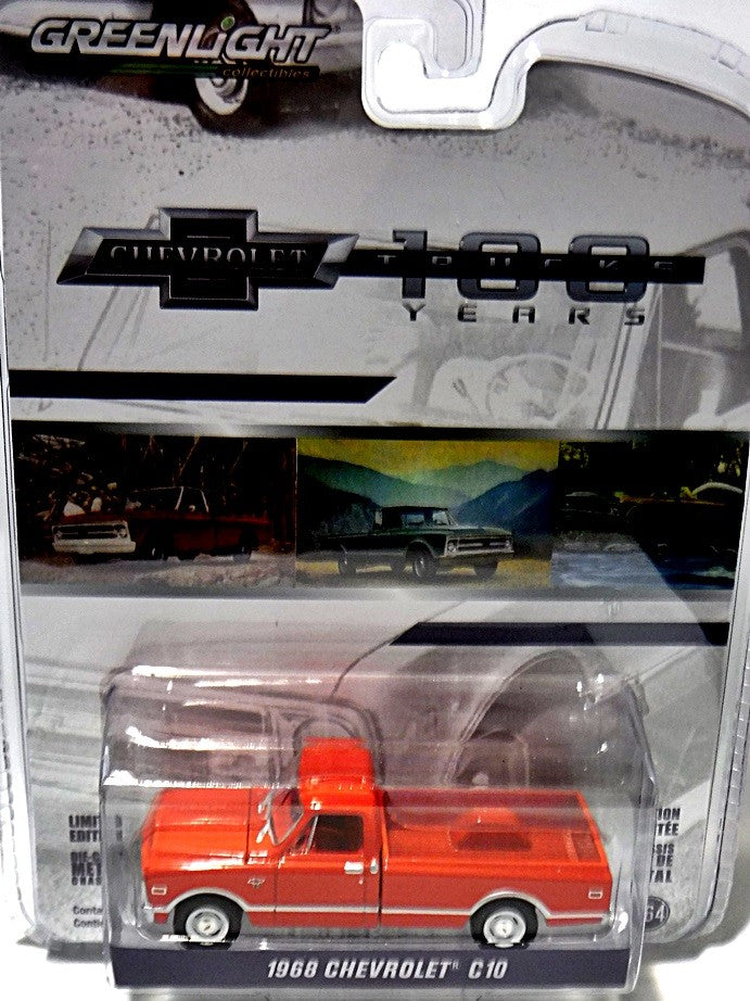 Greenlight Anniversary Series -100th Chevy Trucks Anniversary - 1968 Chevrolet C-10 Pickup Truck