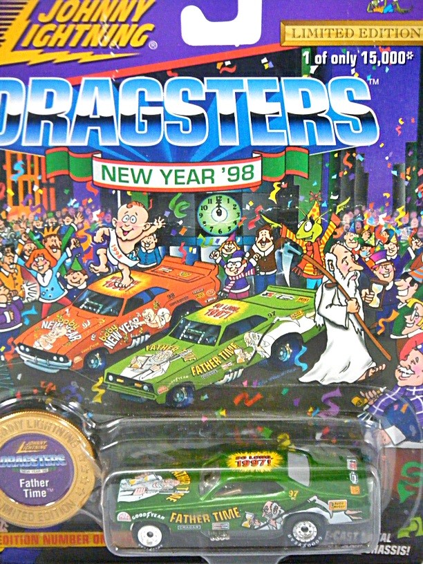 Johnny Lightning Dragsters USA 1971 Dodge Demon NHRA Funny Car New Years Eve Promo