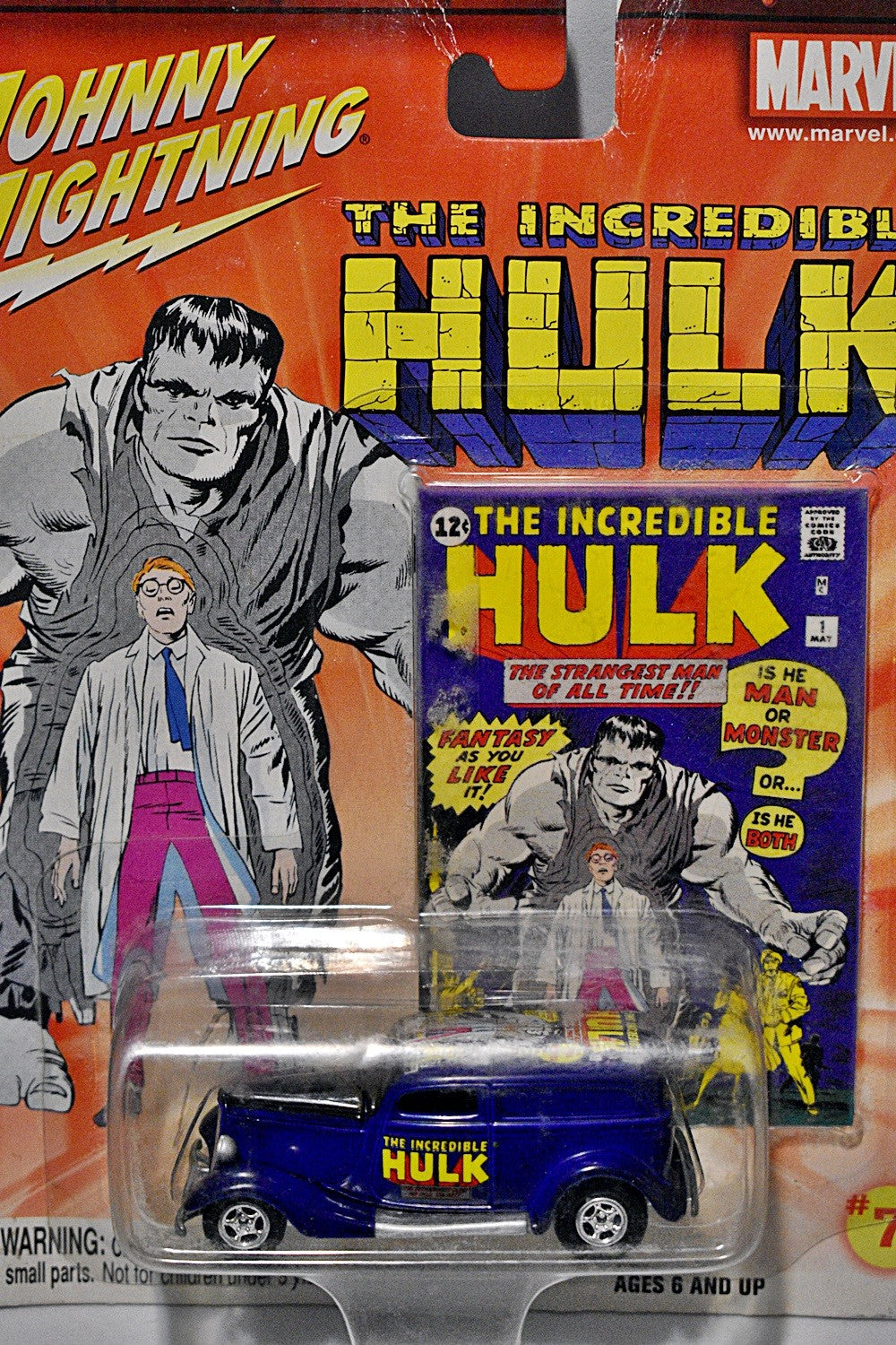 Johnny Lighting Marvel Comics - The Incredible Hulk 1933 Ford Sedan Delivery