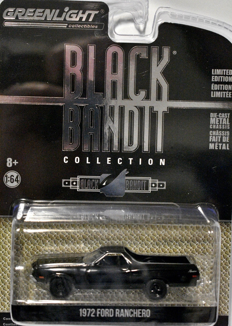 Greenight Black Bandit - 1972 Ford Ranchero Pickup Truck