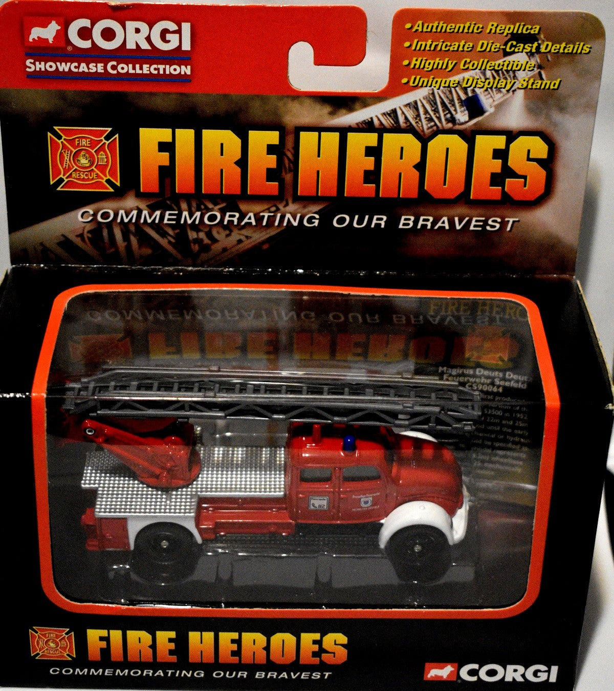  Corgi (90064) Magirus Deutz Aerial Ladder - Feuerwehr Seefeld