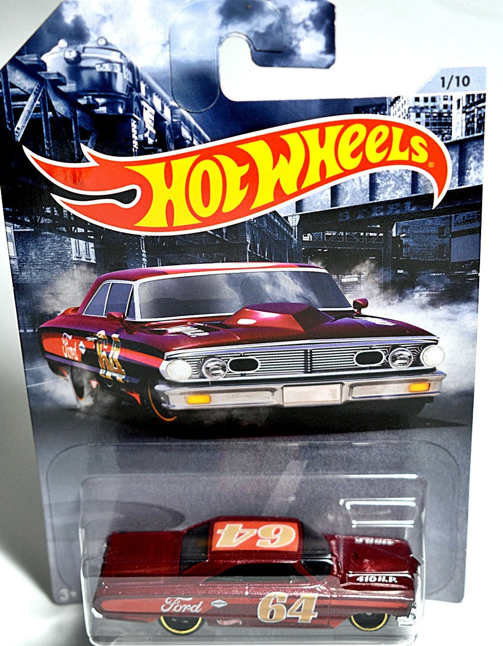 Hot Wheels American Muscle - 1965 Ford Galaxie NASCAR Stock Car
