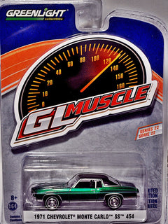 Greenlight - Green Machine Chase Car- GL Muscle - 1971 Chevrolet Monte Carlo SS 454