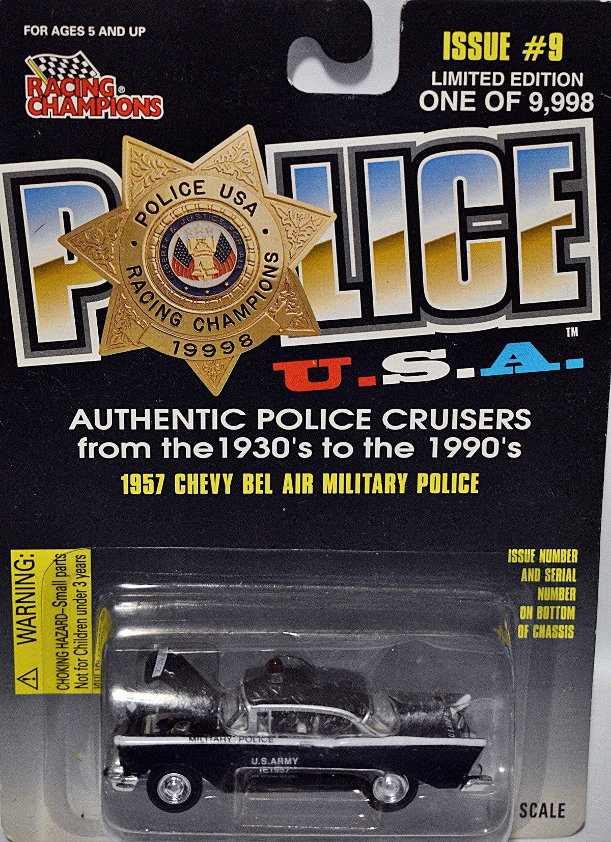 Racing Champions  Police - US ARMY Military Police 1957 Chevrolet Bel Air