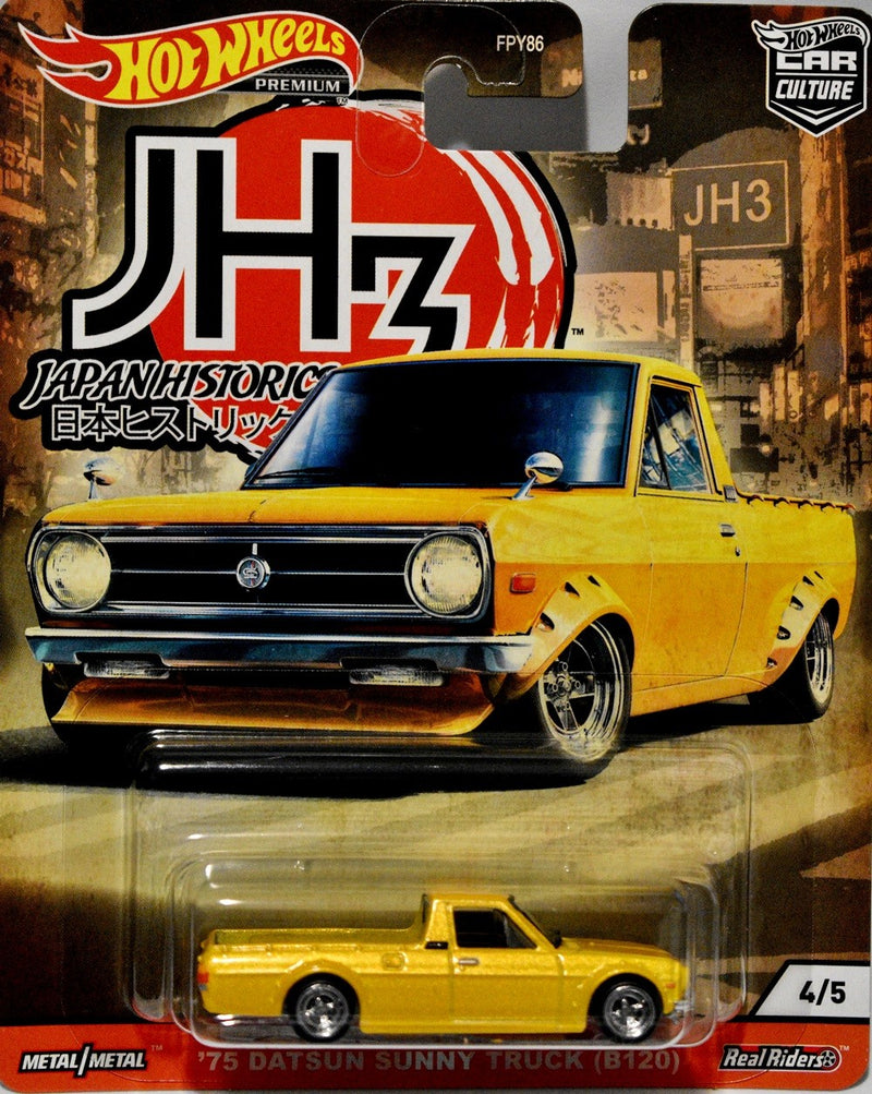 Hot Wheels Car Culture - Japan Historics - 1975 Datsun Sunny Pickup Truck (B120)