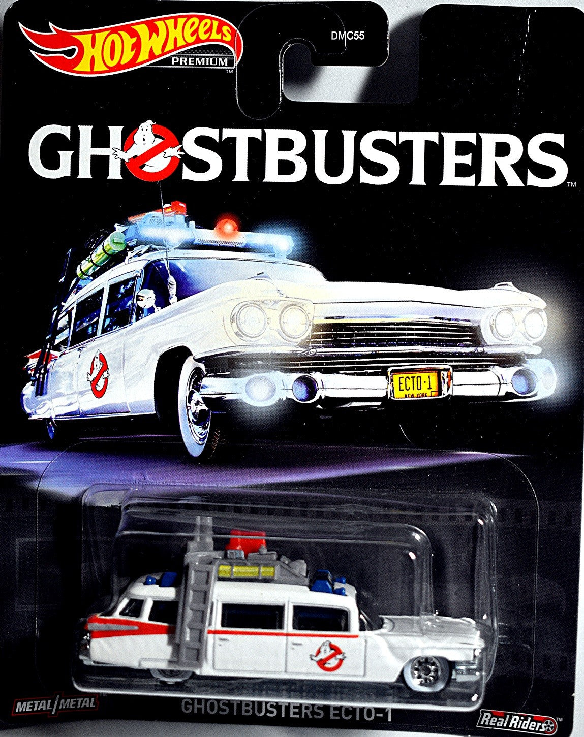 Hot Wheels - Ghostbusters Ecto-1 - 1959 Cadillac Miller-Meteor Ambulance