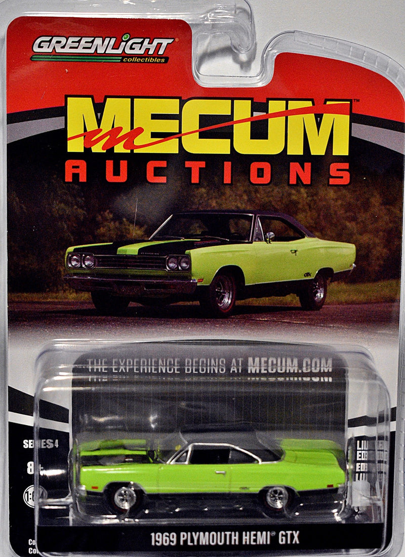 Greenlight Mecum Auction Block - 1969 Plymouth Hemi GTX